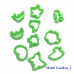 6 pounds three colors Kinetic Sand with three molds